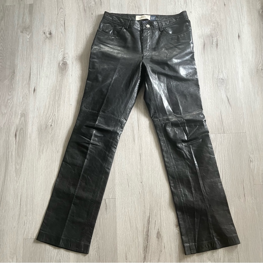 Vintage 90s Gap Genuine Leather Pants Size 6